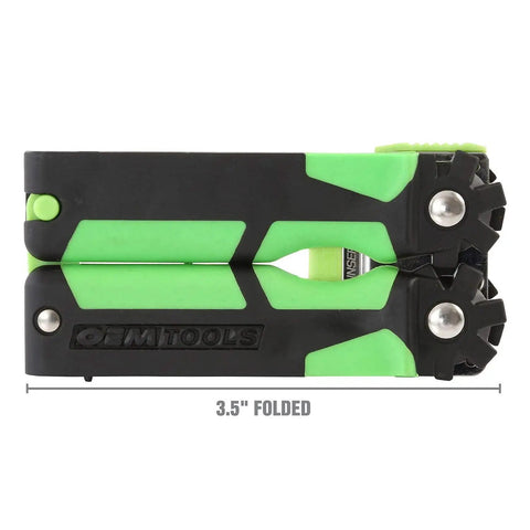 11 Piece Multi Purpose Razor Blade Scraper Kit With 10 Blades For Window Glass Sticker Removal And Flat Edge Plastic Scraper Tool DIY Friendly For Glass Paint Prep Decals Tint And More, folded 3.5 inch black green handle