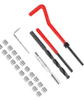 M7x1 Thread Repair Kit 25 Piece With Twisted Drill Tap Wrench Breaker Hex Wrench And 20 Stainless Steel Threaded Inserts