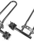 Replacement Two And A Quarter Inch Wide Wheel Cradles For Bike Rack 50027 Set Of 2 in black, easy install, solid support