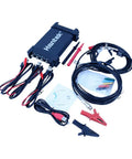 Four Channel Digital Automotive Oscilloscope With 1GSaS Real Time Sampling And 250MHz Bandwidth shown with cables and probes