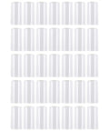 100 Piece Clear PVC Heat Shrink Wine Bottle Caps, 3cm x 6.3cm, ideal for sealing wine bottles and crafting projects.