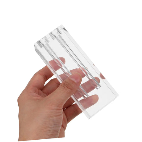 High Precision Engine Oil Viscosity Tester And Demo Stand For Car Oil Analysis Accurate Oil Comparator For Engine Maintenance And Diagnostic Testing Gearhead Ready Tool For Engine And Transmission Oils, clear acrylic hand-held view