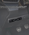 LED Light Bar Push Button Switch With Blue Backlight And Short Circuit Protection installation space in Toyota dashboard