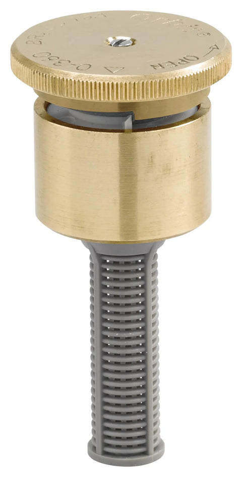 Heavy Duty Brass Sprinkler Nozzle With 15 Ft Adjustable Spray For Even Landscape Coverage Precision Machined Brass