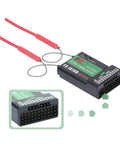 10 Channel FS-iA10B 2.4GHz AFHDS 2A Receiver For RC Drones, Airplanes, Gliders, And Helis, Stable Signal, Easy Install
