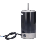 Heavy Duty Mini Lathe Motor Replacement 750W High Speed 6000RPM With M10 Shaft 40mm And 110V Iron Housing, side view.