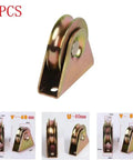 Rock Solid V Groove Track Wheel For Sliding Gate Casters Heavy Duty Steel Roller with 40mm pulley and mountable base.