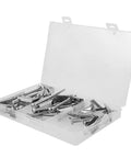 Heavy Duty 24 Piece Galvanized Iron Drywall Anchor Kit With Toggle Bolts And Wing Nuts For Easy Install And Removal Ideal For Furniture And Automotive Projects Includes Quarter Inch Size