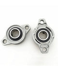 Sick 10 Pack KFL007 35mm Zinc Alloy Pillow Block Bearings For Machine Grind Or Shop Projects Delivering Smooth Rotation And Insane Durability Your Gear Stays Clean Without Breakage Or Friction On Any Heavy Tasks Or Build Workflow Always, two 35mm bearings