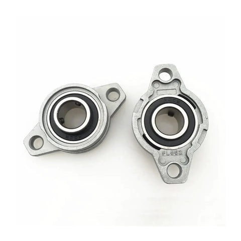 Sick 10 Pack KFL007 35mm Zinc Alloy Pillow Block Bearings For Machine Grind Or Shop Projects Delivering Smooth Rotation And Insane Durability Your Gear Stays Clean Without Breakage Or Friction On Any Heavy Tasks Or Build Workflow Always, two 35mm bearings