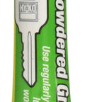 Green and white tube of 3G Powder Graphite Lubricant For Locks Hinges And Metal Surfaces Guards Against Sticking with cap