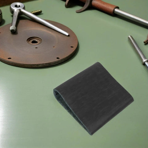 Kick The Rumble Down With Self Adhesive Soundproof Foam For Air Conditioner Compressor Noise Reduction And Vibration Dampening Using Quick Stick Panels For Your Rig on green background with tools.