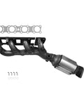 Nissan NV2500 5.6L Left And Right Catalytic Converter Manifold Replacement Parts For 2017 2021 Models with gaskets and hardware