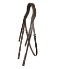 Image of Classic Dressage Bridle With Flash For English Riding, vegetable tanned leather, ergonomic comfort, side view.