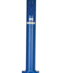 Built Like A Tank Premium Transportable Multi Station Jib Crane with sturdy blue design, featuring a robust base and anchor.