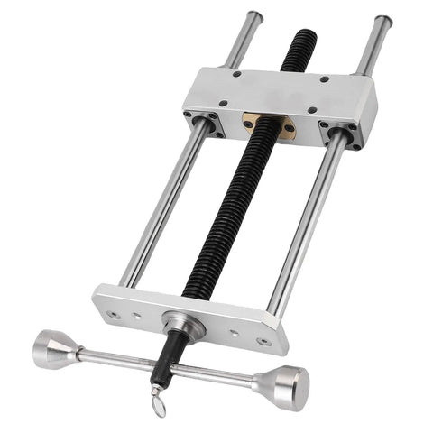 Heavy Duty Inertia Table With Double Link Clamp For Woodworking Bench provides steady safe clamping with alloy steel construction.