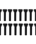16 black rubber feet in two rows for gas stove grates, Gas Stove Grate Bumpers Rubber Feet Replacement For Cooktop Burners