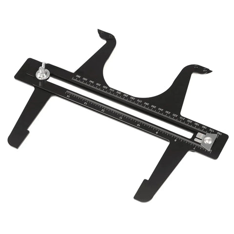 Brake Measuring Tool From 6.5 To 14.25 Inch, Pro Grade Precision Brake Resetting Gauge With Dual Scale in heavy-duty steel