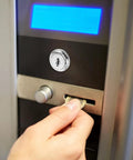 Replacement Metal Key Cylinder Lock For Gumball Candy Dispenser And Soda Vending Machine Fits Models Keeps Coins Safe From Bad Guys You Need This Reliable Gear For Your Stand Setup Today Works Well Secure Accessory Kit Upgrade Now, silver lock on vending machine