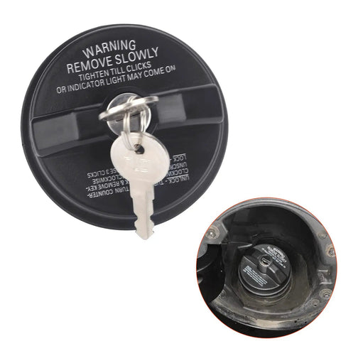 Locking Gas Cap With Two Keys Replacement Part For Chevy Honda Nissan Acura Mazda Cadillac GMC And More Compatible