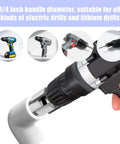 This 2 Piece Integrated Pipe Threading Tool Set For Electric Drill handles both external and internal threads on PVC.