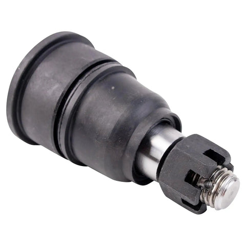 Beefed Up Front Suspension Kit With Track Bar Bushing And Ball Joint For Solid Steering And Smooth Ride Includes One Front Track Bar Bushing And One Front Mounted Ball Joint Heavy Duty Replacement Parts. black front mounted ball joint with metal stud