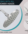 Shower Head Swivel Ball Adapter With Solid Brass Universal Angle Connector For Heavy Duty Durability, No Leak Performance, High Pressure Safe, Corrosion Resistant, No Fuss Install, Universal Fit, brass shower arm fitting for rain and handheld heads