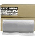 Clear All Purpose Poly Sheeting Roll Heavy Duty 4 Mil Extra Strong Tear Resistant Plastic Sheeting 20 Feet By 100 Feet