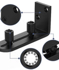 Sliding Barn Door Floor Guides Adjustable Stay Roller Hardware Kit With Smooth Ball Bearings Flat Bottom Design