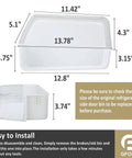 2 Pack Right Side Refrigerator Door Shelf Bin Replacement For Samsung RF263 Series AA RF263TEAESG RF263TEAESR RF263BEAESR