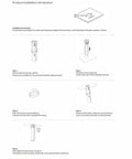 Installation steps for Slick Telescopic Pop Up Kitchen Power Strip With Built In Fast Charging Wireless Station and One Click Auto Lift.