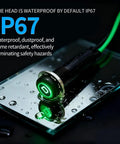 Two Pack 8mm LED Indicator Light 12V-24V IP67 Green Signal Lamp With 180 Interchangeable Symbols High Brightness Night Visibility Waterproof DIY Indicator Kit For Cars Boats And Panels, IP67 green lens
