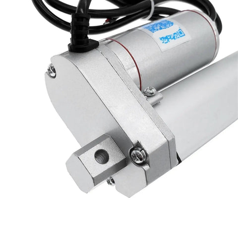 Close-up of Heavy Duty Electric Linear Actuator Delivering Knockout Power And Smooth Precise Travel For Pro Robotics Smart Automation Systems.