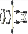 Front Suspension Kit With Tie Rod End Sway Bar Link Ball Joint Pitman Arm Idler Arm And Bracket For Chevy Avalanche 2500 2002 to 2006