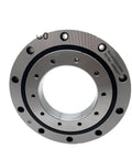 Rock Solid RU124XUUCC0 Cross Roller Slewing Bearing Knockout Precision For Robot Arms front view showing precision holes and hardened steel surface.