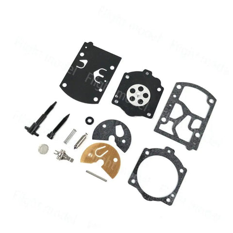 Carburetor Repair Kit For DLE170 170CC RC Aircraft Engine Metal Construction All In One Replacement Set components laid out