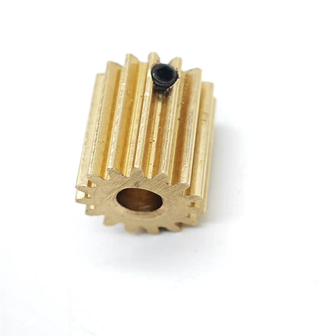 0.5M Flat Spur Gear Set 0.5 Module Pinion With 10T 11T 12T 13T 14T 15 Teeth Brass Construction 2mm To 4mm Hole Cylindrical Gear M3 Screw Easy Install