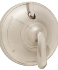 Caspian Pressure Balance Diverter Shower Valve Trim Brushed Nickel For Modern Bathrooms No Fuss Easy Fit Durable Finish Precise Temperature Control Valve Not Included