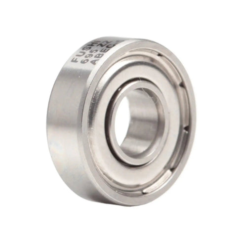 Close-up of ABEC5 Miniature Ball Bearings 5x13x4 Mm 10 Pack 695ZZ 6195ZZ Low Noise High Precision Bearings for Bikes and DIY Projects Rust Resistant Steel