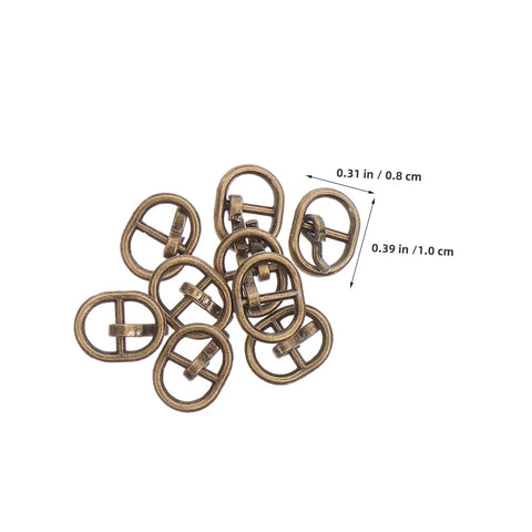 150 Pcs Miniature Alloy Buckles For Doll Clothes Shoes Belts Quick Release Metal Fasteners For Sewing And DIY Craft Projects