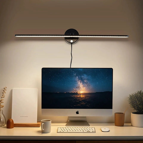 32 Inch Picture Lights For Bathroom Vanity And Over Mirror Wall Lighting, Plug In Or Hardwired 18W 3000K Dimmable LED