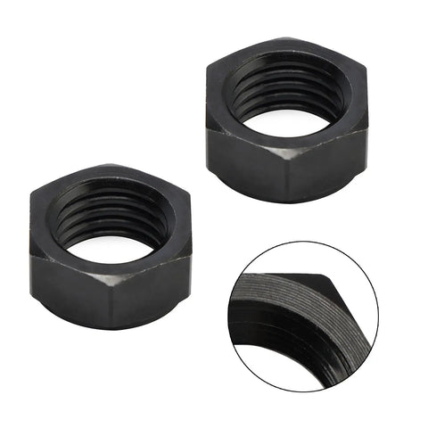 Two Pack Arbor Blade Nut Fits Delta Unisaw Left Hand And Right Tilt Saws Replacement Part 902-01-200-9848 With Left Hand Threads, Durable Shop Quality Upgrade showing detailed nut design.