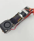 Level Up Your 3D Printing Setup With This Tight Pellet Extruder V3 Plus Kit Featuring A Quality 24 Volt 50 Watt Heater Cartridge For Dope Fdm Filament Prints And Super Hassle Free Diy Gear Mods - close-up of 3D printer extruder assembly with wires.