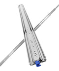 Built Tough Heavy Duty Drawer Slides With A Dead Smooth 3 Fold Guide Rail Crafted From Rust Proof Cold Rolled Steel, full extension rails.