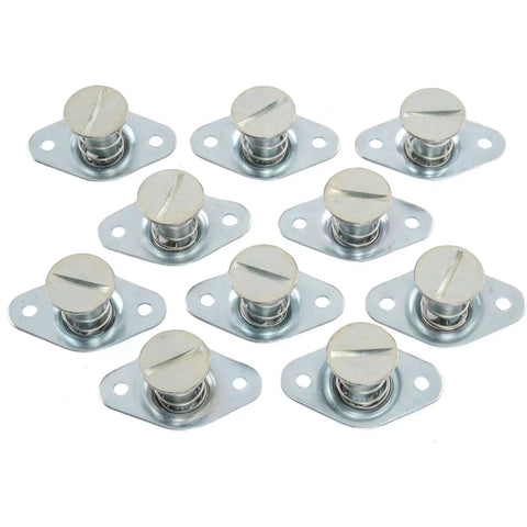 Straight Up Killer Quarter Turn Fasteners Featuring A 5 16 Inch Zinc Plated Shank self ejecting slotted drive pack of 10