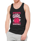 Men's 100 Percent Cotton Muscle Beater Tank Top Ultra Soft Breathable Sleeveless Gym Shirt with UVA Sun Block for Summer Workouts and Daily Grind Keeping You Cool and Fresh featuring basketball graphic.