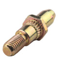 Close-up of zinc-plated pin from Door Hinge Pin And Bushing Repair Kit For 1999 And Up Chevy Silverado GMC Sierra And Related SUVs