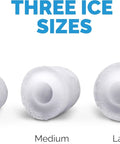 Portable Countertop Ice Maker Delivers 12 Bullet Ice Cubes in 7 Minutes, 3 ice size options: small, medium, large