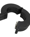80mm Excavator Bucket Pin Shim Kit With Engineering Plastic Washers Anti Break Wear Resistant For Doosan Kobelco Machines Durable Shim Set Keeps Pins Tight And Reduces Wear In Heavy Duty Digging, stacked black washers