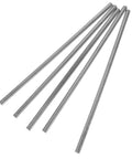 Five Piece Threaded Extension Rod Kit For Pendant Lighting And Ceiling Fixtures Chandelier Install Hardware Silver Hollow Rods